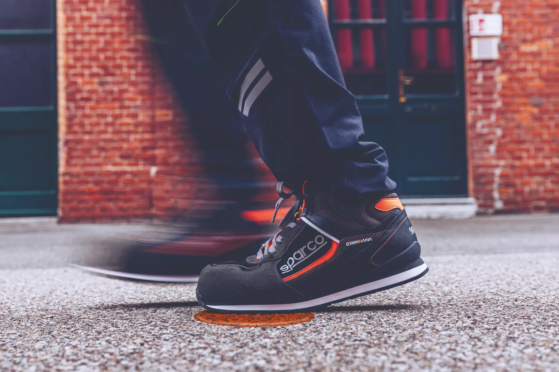 Sparco 07536GSAF, Gymkhana Acropolis Saftey Shoes ESD S3 SRC HRO, Gray/Orange, image 4