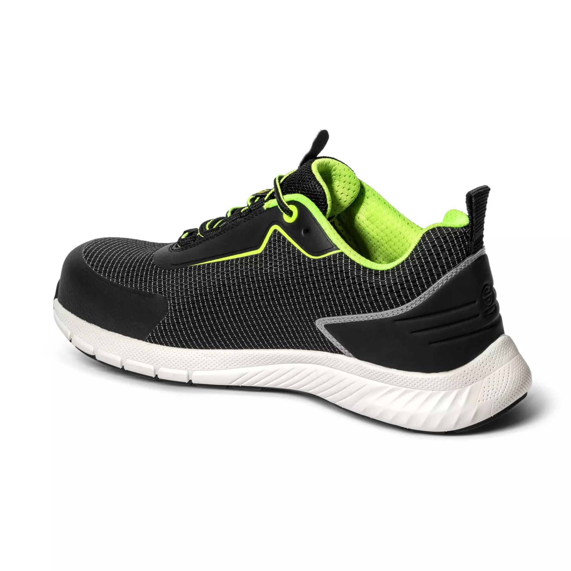 Sparco BTB0002B0-K35, Traction Safety Shoes S1PS, Black/White/Lime, image 2