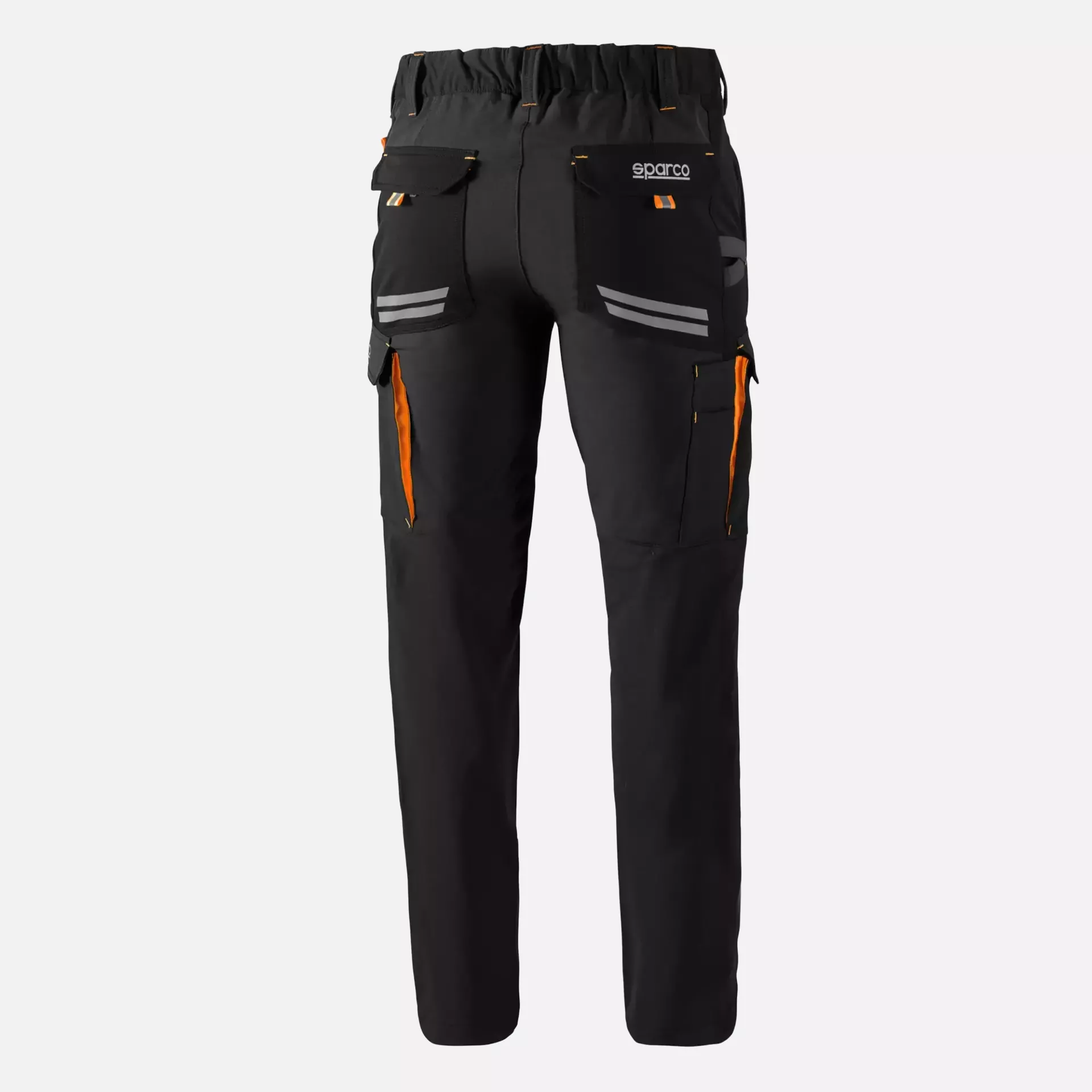 Sparco 02417NRAF, Oregon Tech Hose, Schwarz/Orange, image 2