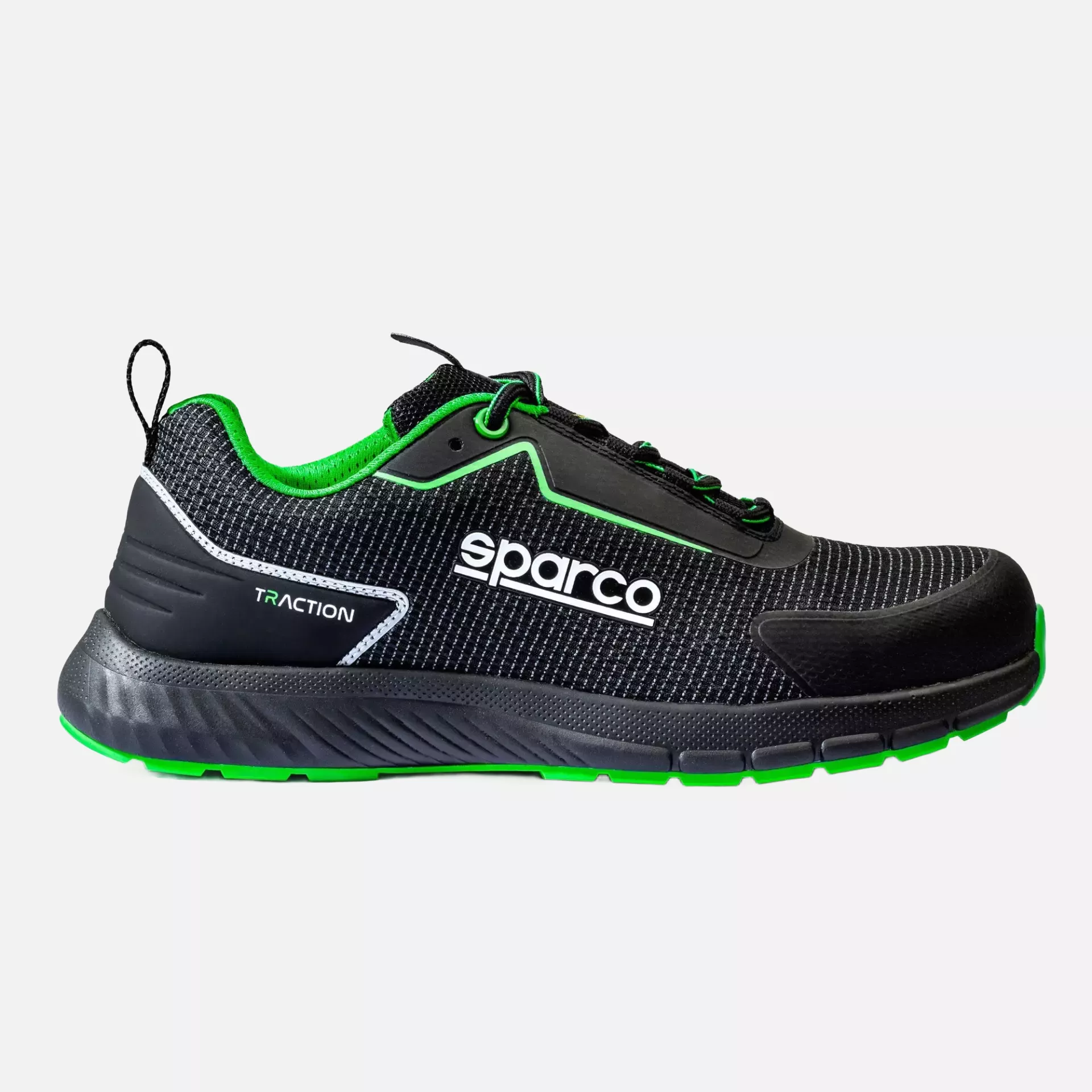 Sparco BTB0002B0-K15, Traction Safety Shoes S1PS, Black/Green, image 3