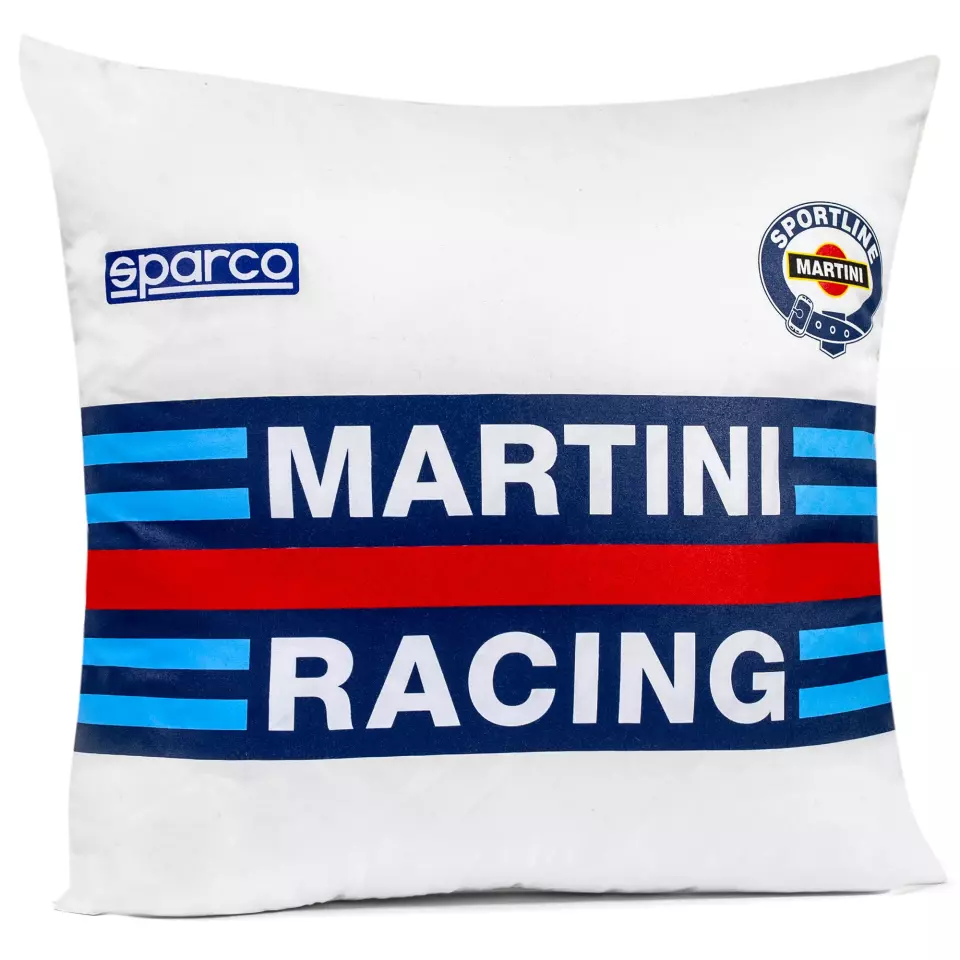 Sparco 099096MR-BI, Martini-R Replica Cushion 40x40cm, White, image 1, gallery thumbnail