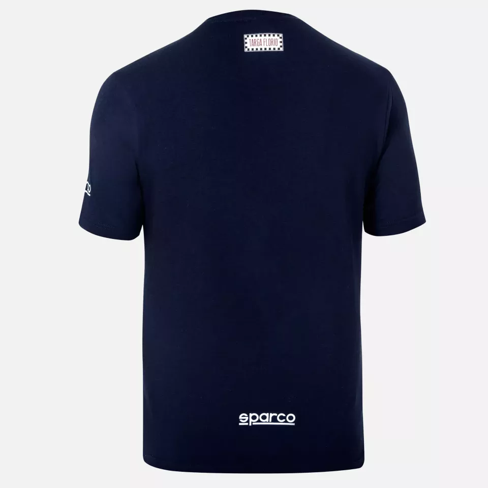 Sparco 013039TF-BM, Targa Florio T-Shirt, Navy Blue, image 2, gallery thumbnail