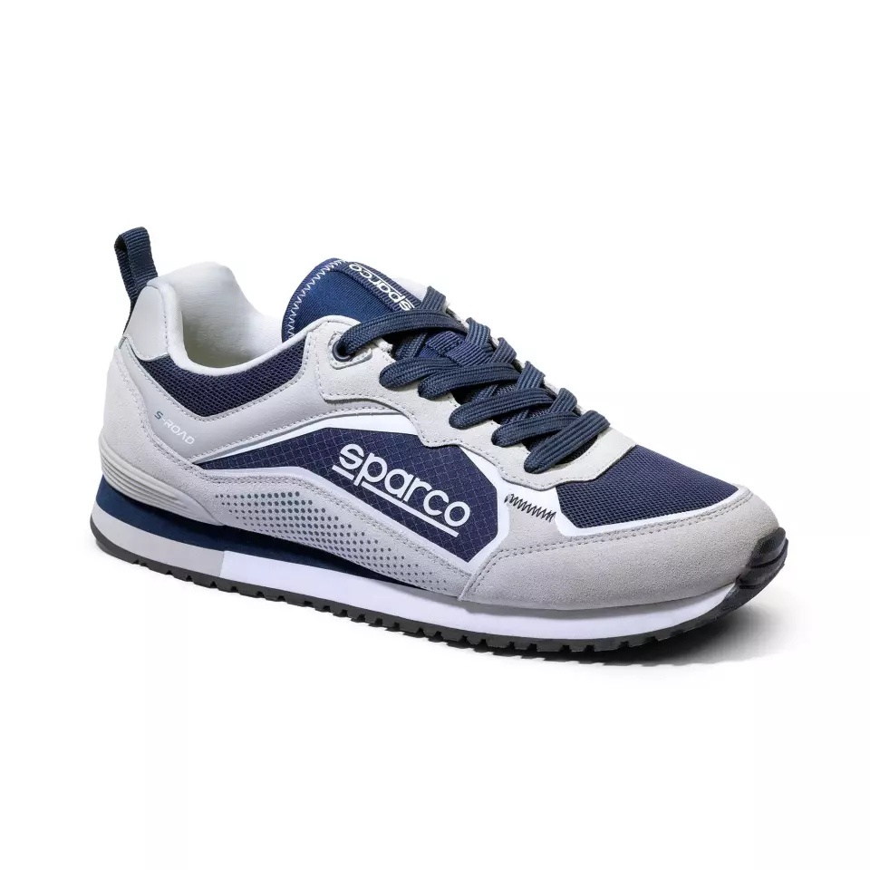 Sparco BMB0001B0-D23, S-ROAD Shoes, Beige/Navy Blue, image 1, gallery thumbnail