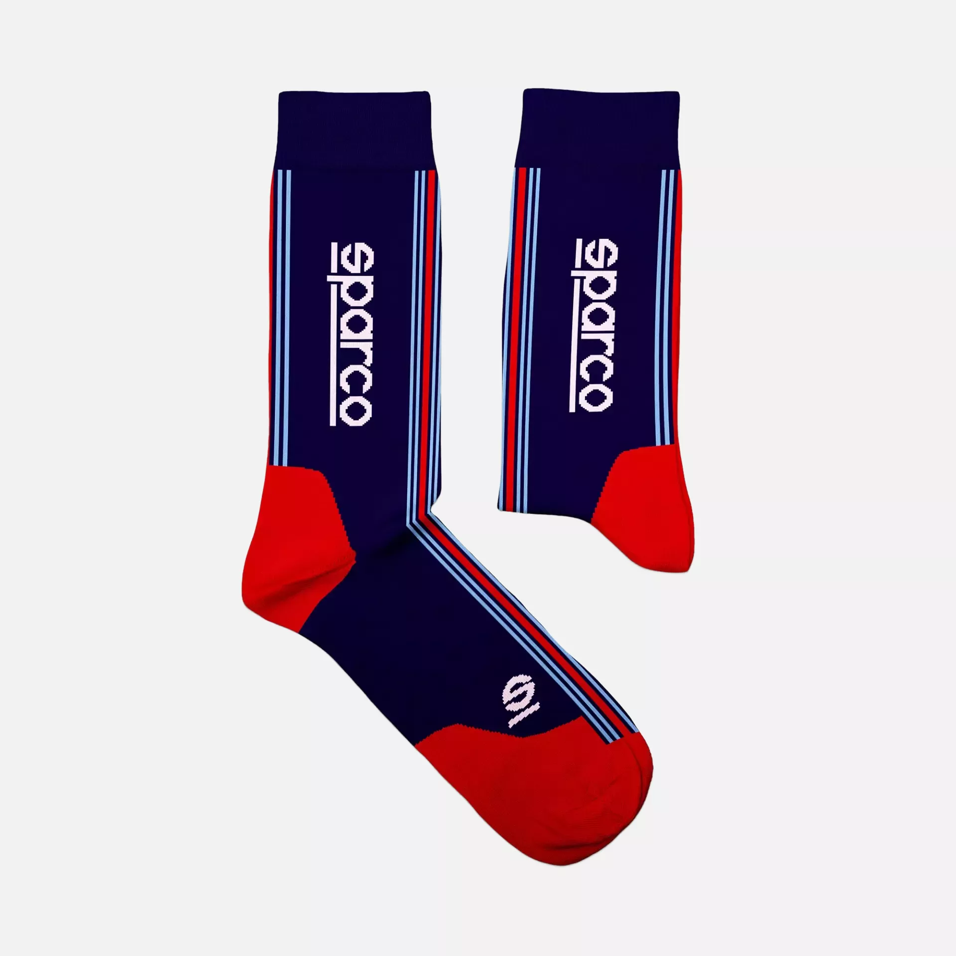 Sparco 099145MR-BMRS, Martini-R Iconic Socks, Blue/Red, image 3