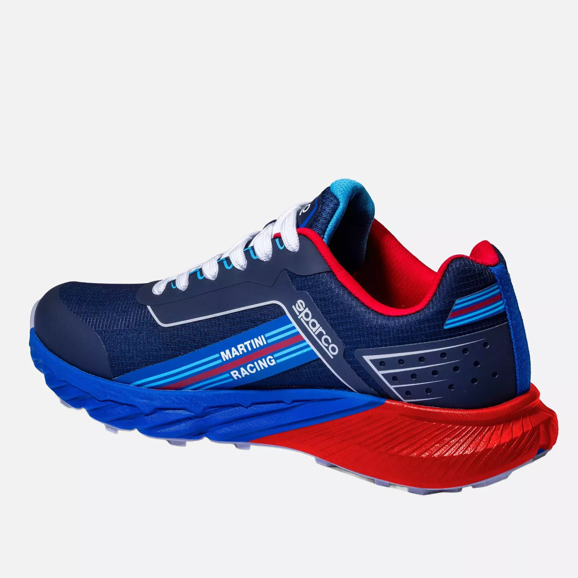 Sparco BTB0008D0-N31, S-PARK Martini Racing Shoes, Sardinia, Navy Blue/Red, image 2