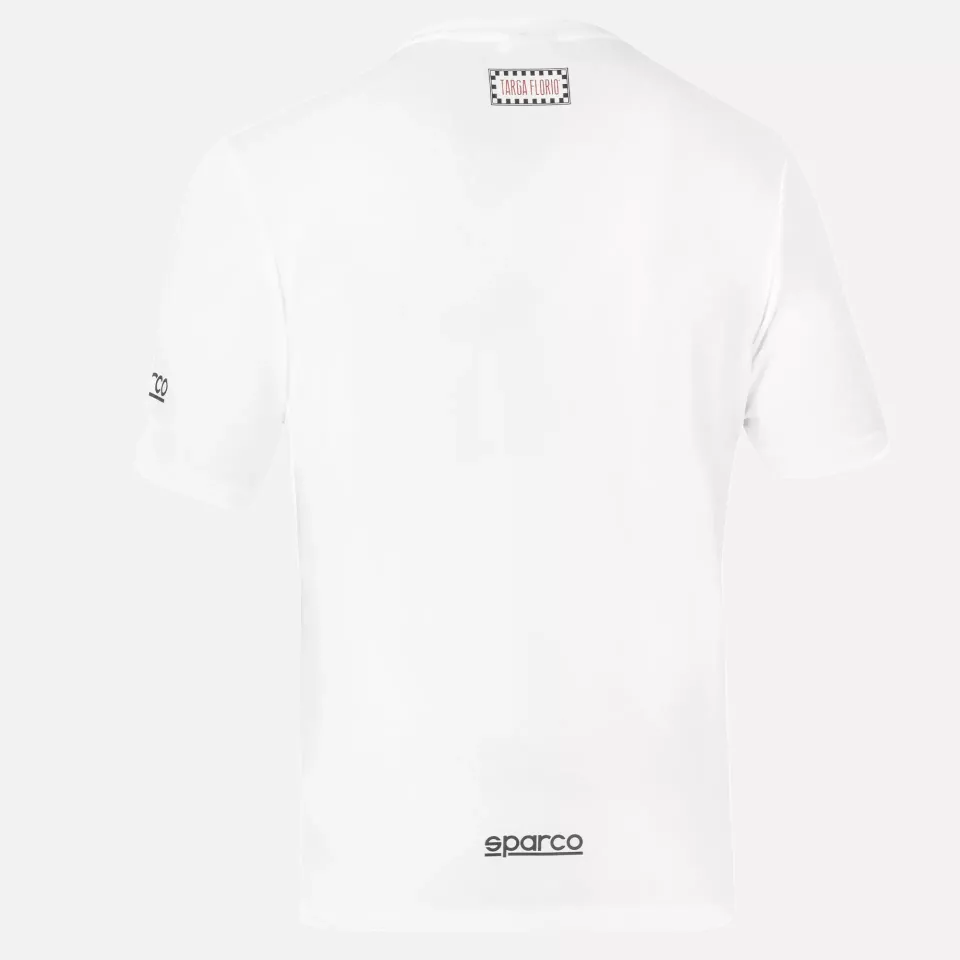 Sparco 013047TF-BI, Targa Florio T-Shirt T2, Weiß, image 2, gallery thumbnail