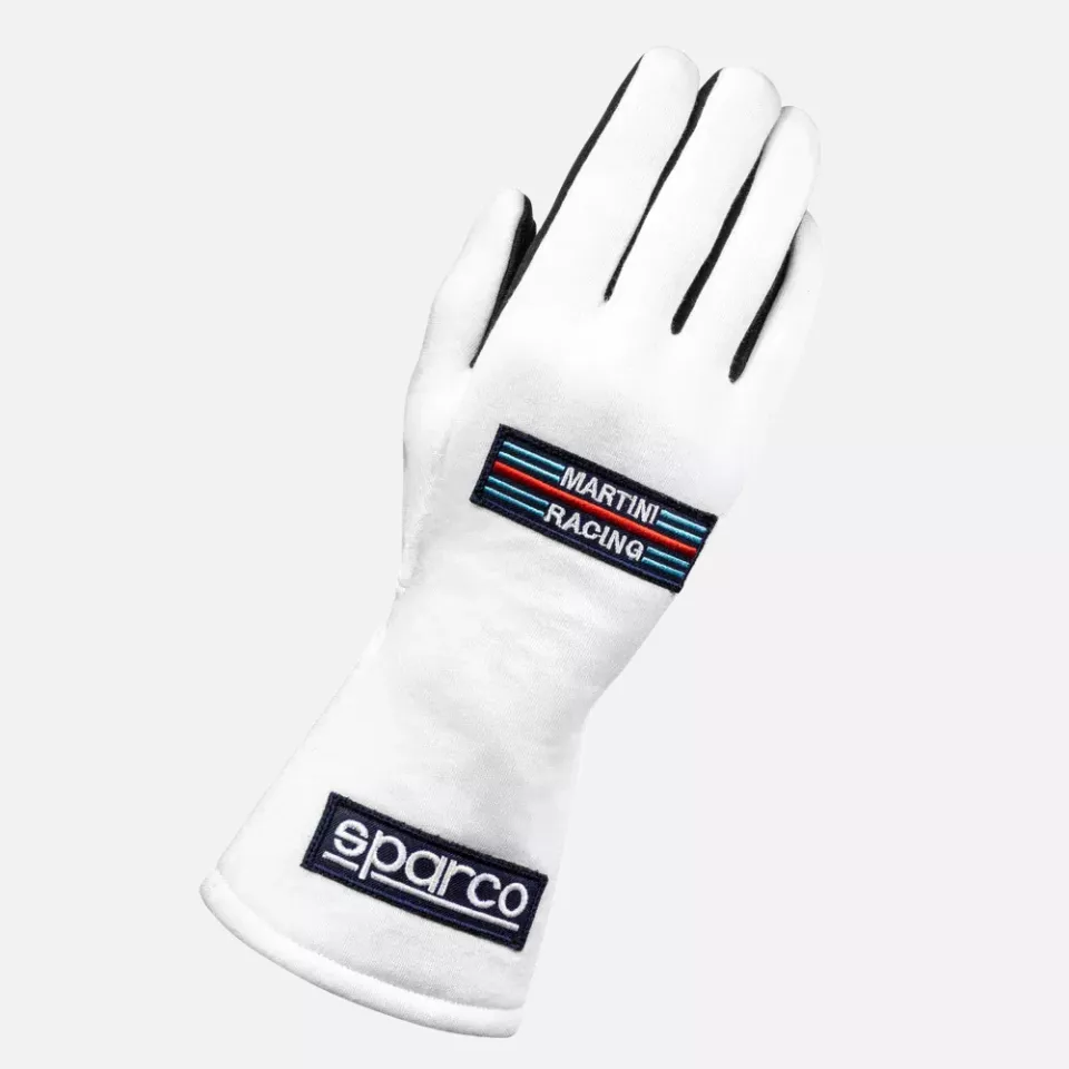 Sparco 001366MR-BI, Land Classic Racing Gloves Martini Racing, White/Black, image 1, gallery thumbnail