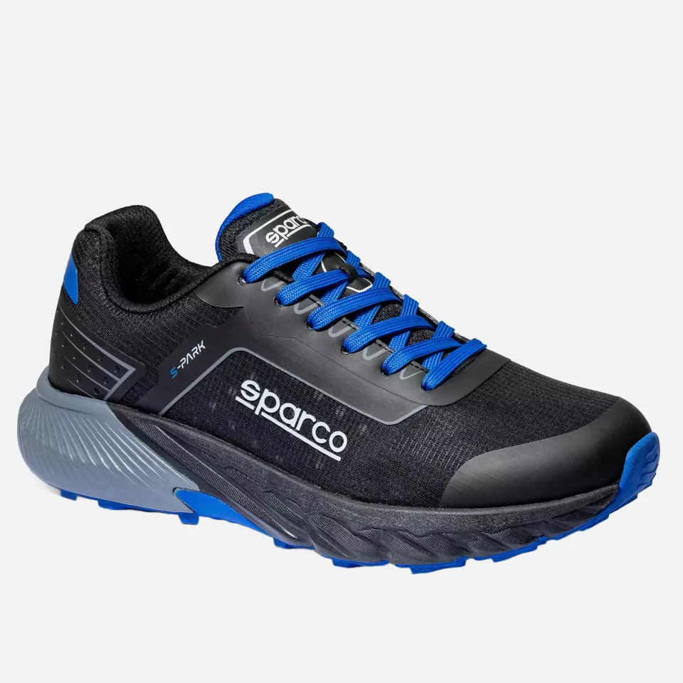 Sparco BTB0007B0-K05, S-PARK Schuhe, Schwarz/Hellblau, image 1, gallery thumbnail