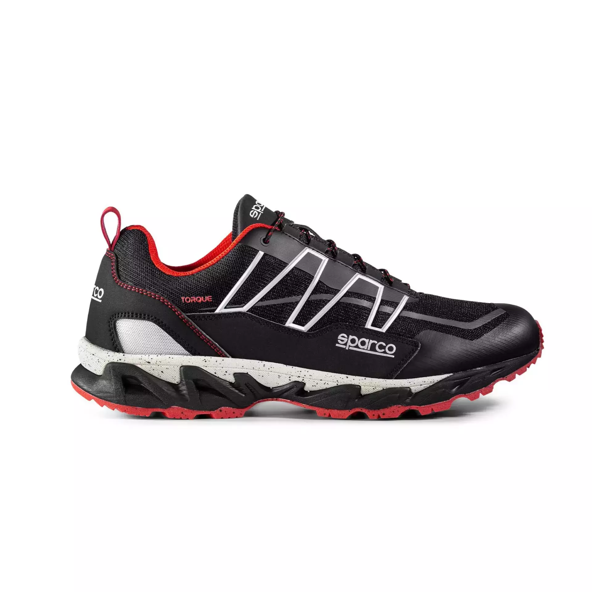 Sparco 001289NRRS, Torque Algarve Occupational Shoes 1 SRA, Black/Red, image 4