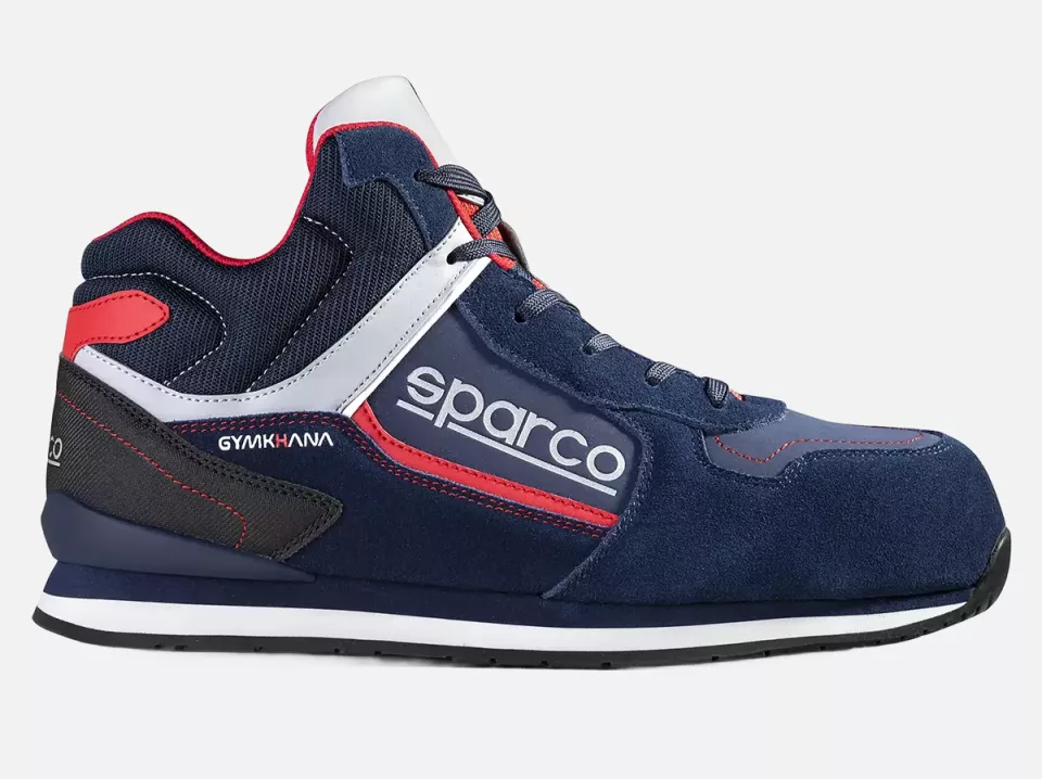 Sparco 07536BMRS, Gymkhana Olympus Saftey Shoes ESD S3 SRC HRO, Navy Blue/Red, image 5, gallery thumbnail