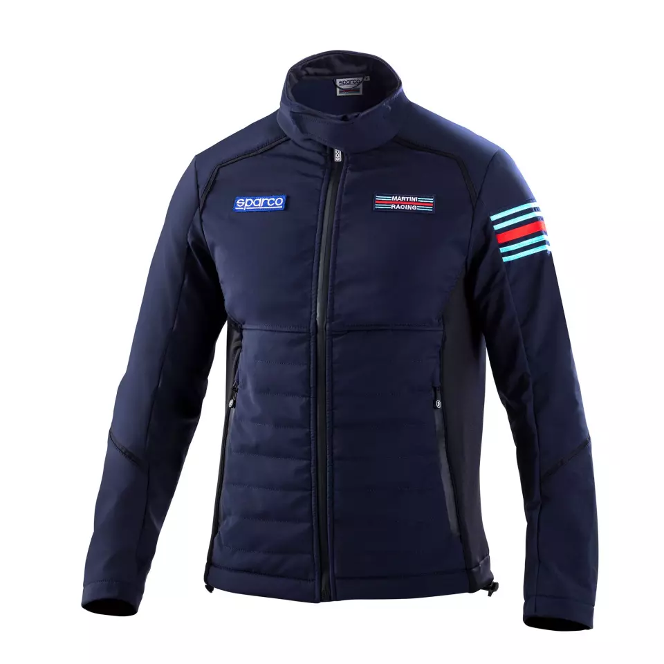Sparco 01363MR-BM, MARTINI-R Softshell Jacket, Navy Blue, image 1, gallery thumbnail