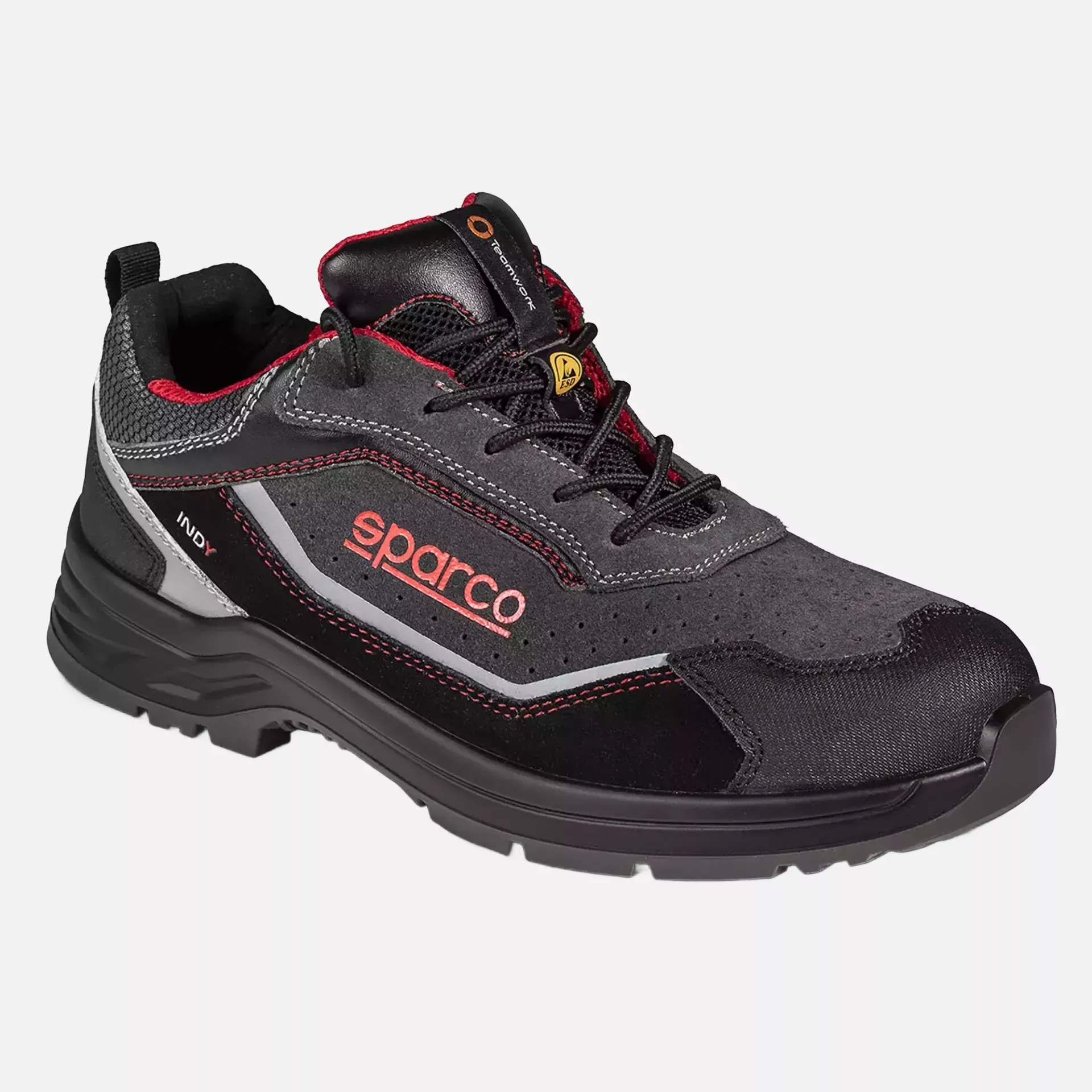 Sparco 07538NRGS, Indy Detroit Sicherheitsschuhe ESD S1PS SR FO LG, Schwarz/Dunkelgrau, image 3