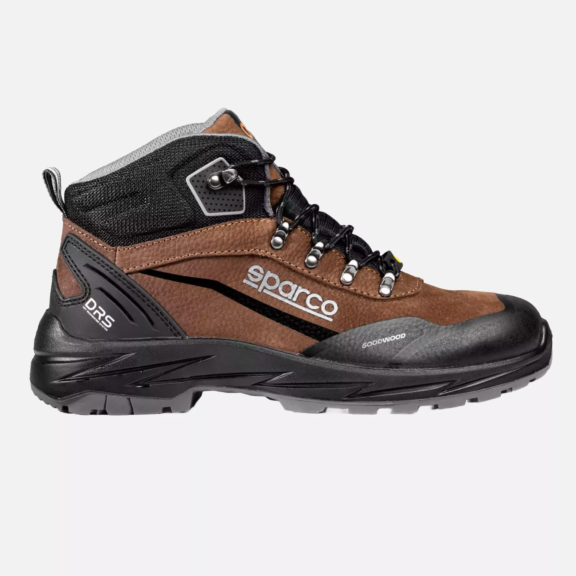 Sparco BTB0015B0-D15, Goodwood Safety Shoes ESD O6 SR FO HRO CI, Dark Brown, image 3