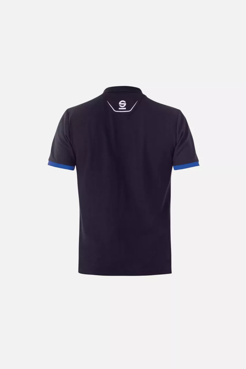 Sparco 02407BM, Portland Tech Stretch Polo, Navy Blue, image 2, gallery thumbnail