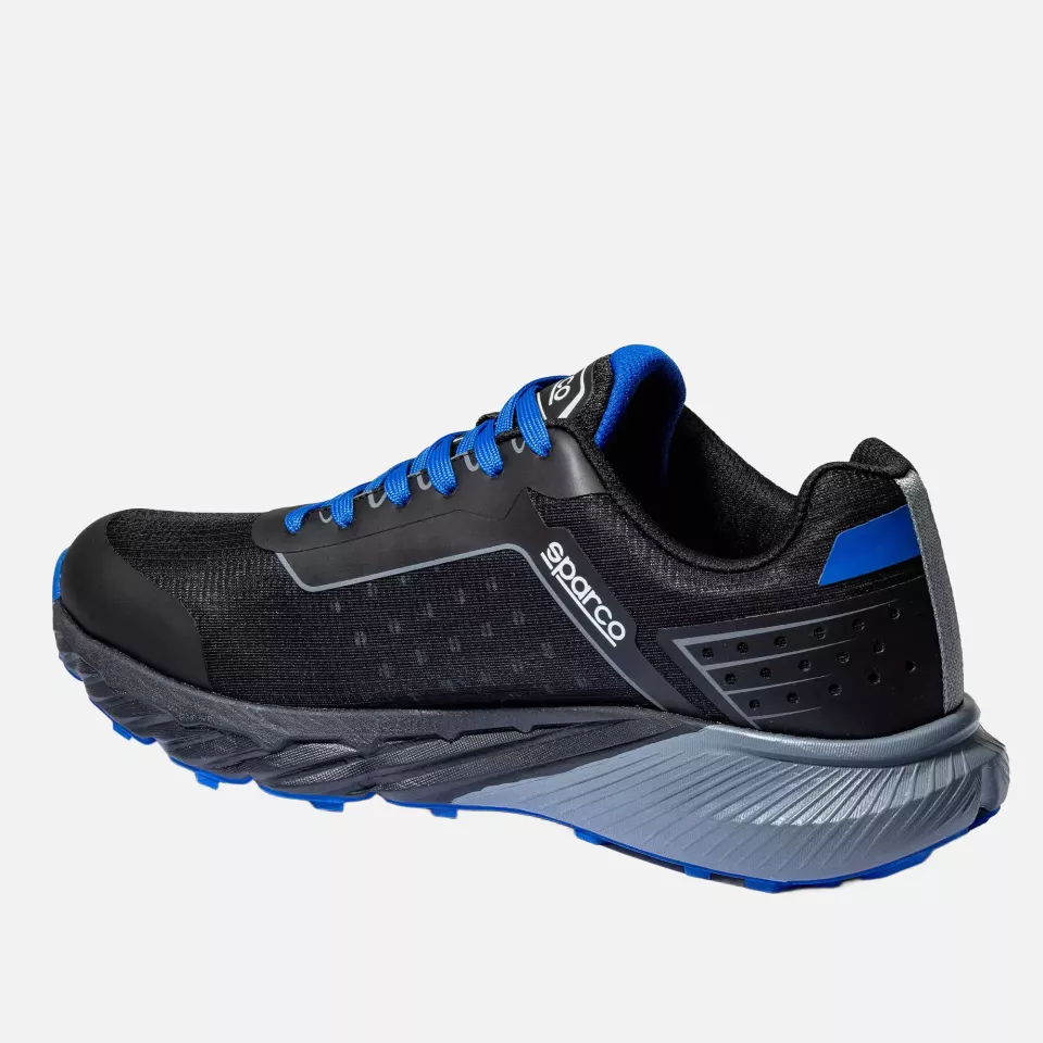 Sparco BTB0007B0-K05, S-PARK Schuhe, Schwarz/Hellblau, image 2, gallery thumbnail