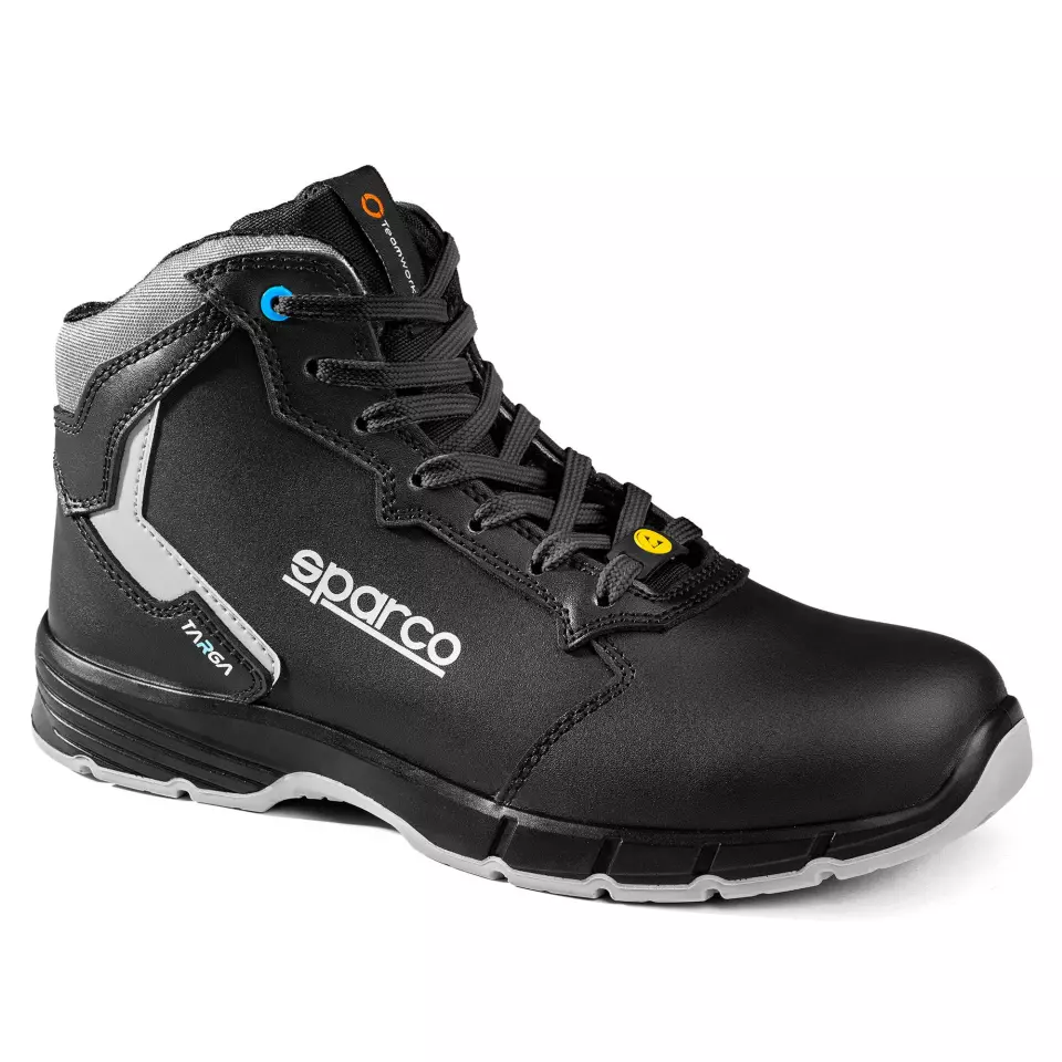 Sparco BTB0012B0-K11, TARGA-H Safety Shoes ESD S3S SR FO, Black/Dark Grey