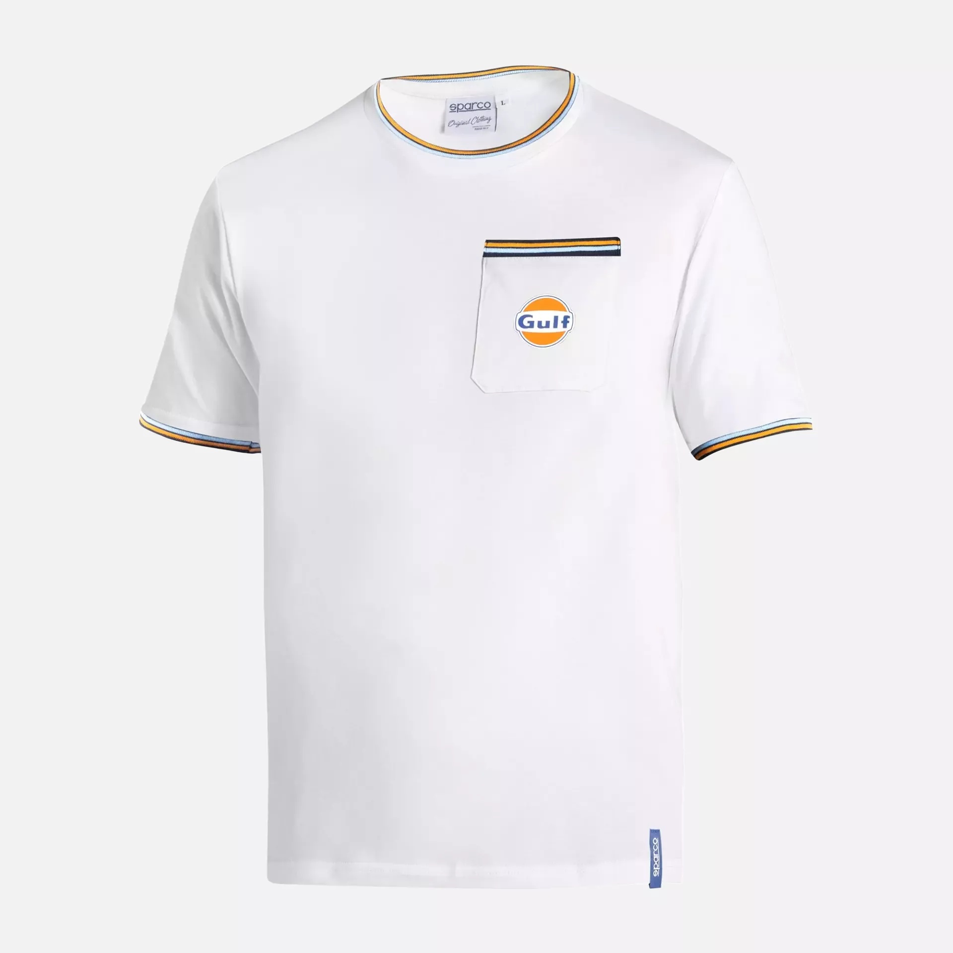Sparco BML0005S0-W01, Gulf T-Shirt with Pocket, White, image 1