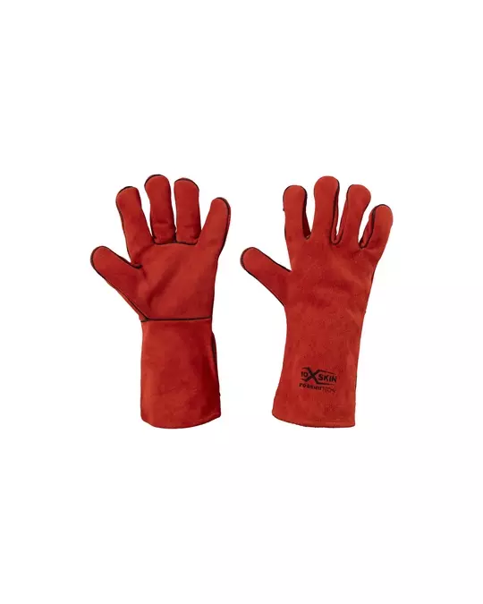 Rossini GU111, Welder's Heat-Resistant Cowhide Leather Glove, Fully Lined, Kevlar® Seams