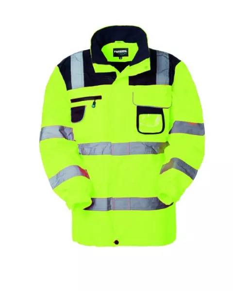 Rossini Lindos Hi-Vis Parka, Yellow/Blue