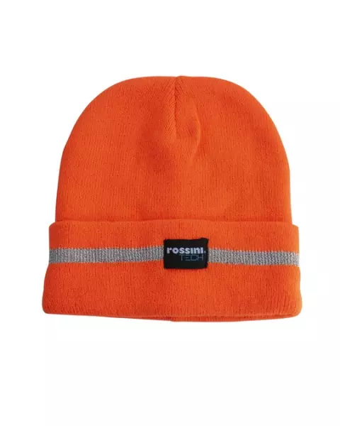 Rossini Hi-Vis Beanie Hat, Orange