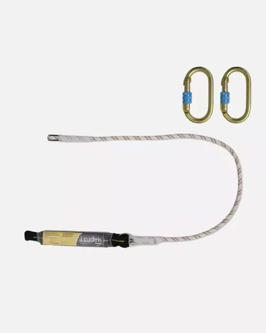 Irudek N095, Verbindungsmittel-Set mit Falldämpfer und 2 Karabinern, image 1