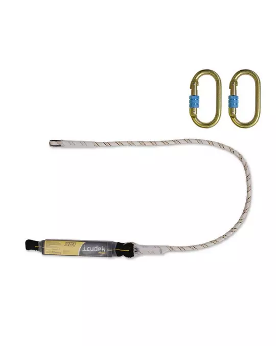Irudek N095, Absorber Lanyard Kit With 2 Carabiners, image 1, gallery thumbnail