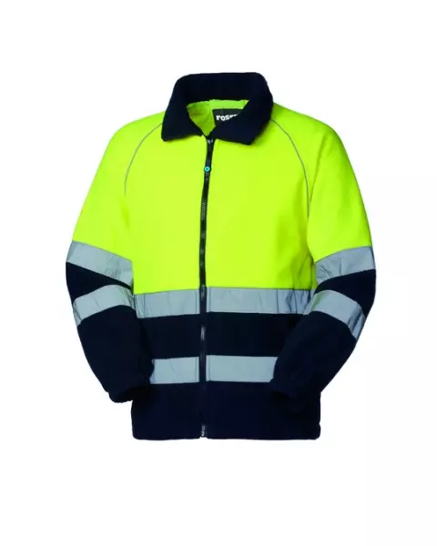  HH139-42, Rossini Norberg Warnschutz-Fleecejacke, Gelb/Blau