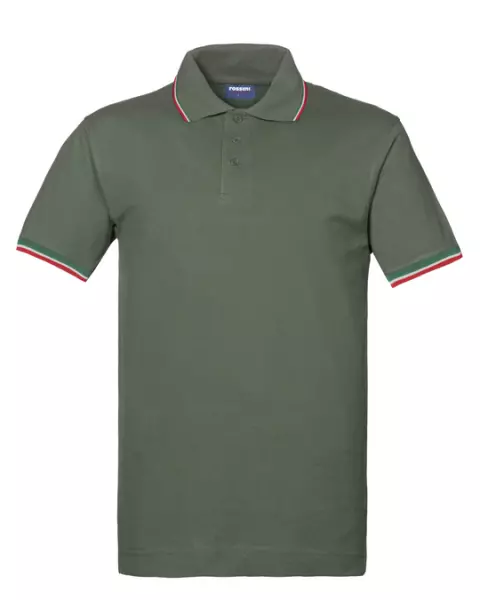 Rossini Italia Polo Shirt, Oliva Army Green