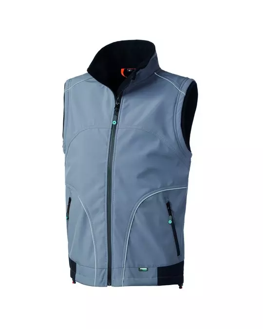 Rossini HH623-GY, Preston Softshell Vest, Grey/Black