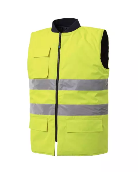 Rossini Hi-Vis Jim Reversible Vest, Yellow/Blue