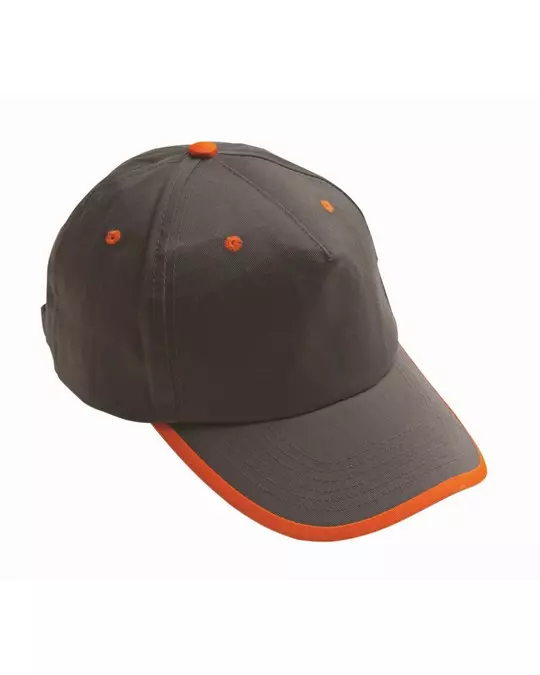 Rossini H042-47, Two-Tone Cap, Gray/Orange, image 1, gallery thumbnail