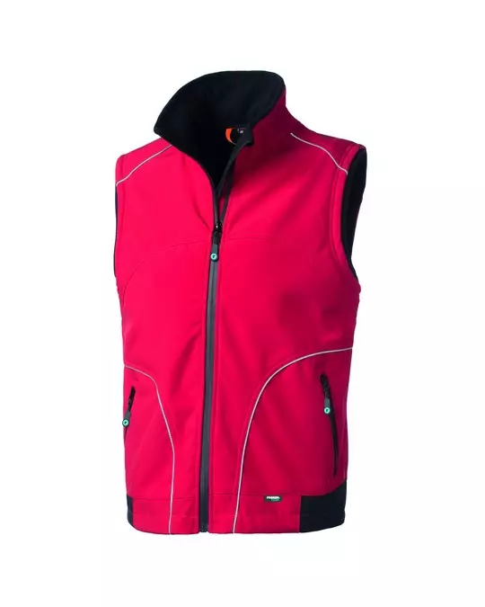 Rossini HH623-49, Preston Softshell Vest, Red/Black