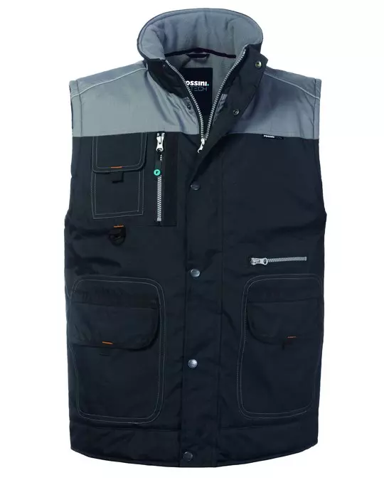 Rossini HH624-ZY, Bradford Vest, Black/Grey