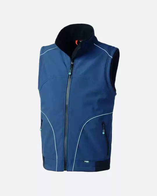 Rossini HH623-ZX, Preston Softshell Vest, Blue/Black, image 1