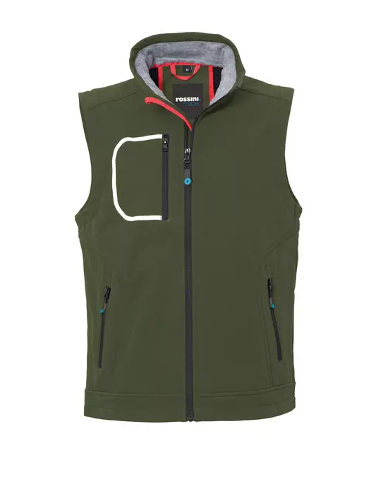 Rossini HH654-04, Zack Softshell Vest, Green, image 1, gallery thumbnail