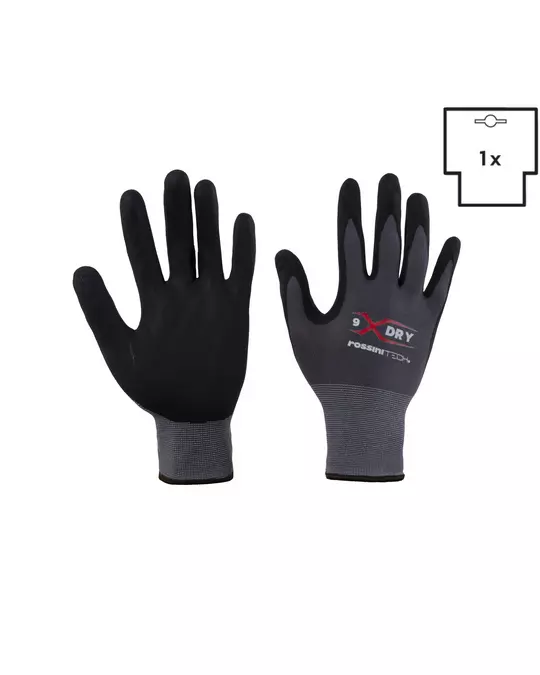 Rossini GGC074, Nylon-Spandex/Nitrile Micro-Foam Breathable Glove, image 1