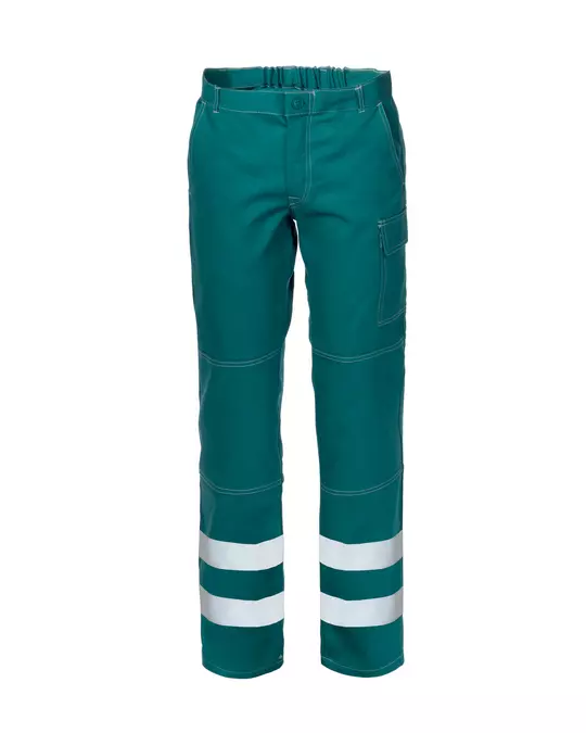 Rossini A00106-04, SerioPlus+ Hose mit Reflexstreifen, Grün