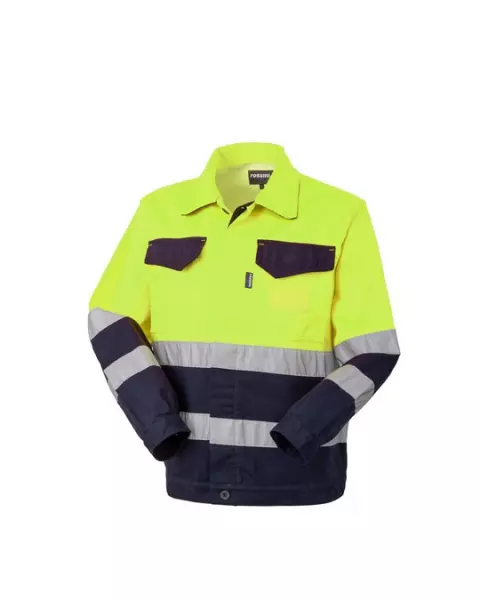 Rossini Hi-Vis Winter Jacket, Yellow/Blue