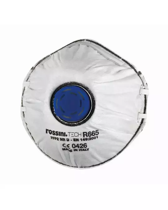 Rossini R665, FFP2 Respirator With Valve and Active Carbon, image 1, gallery thumbnail