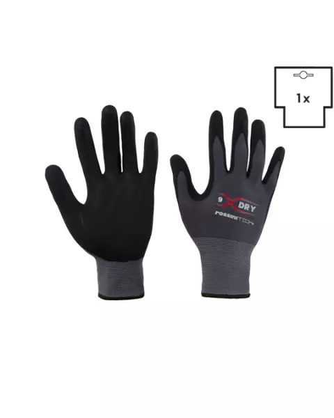 Rossini Nylon-Spandex/Nitrile Micro-Foam Breathable Glove
