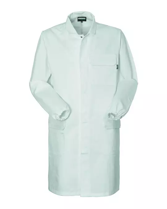 Rossini A60137-02, Nitro Säurebeständiger Unisex-Laborkittel, Weiß, image 1, gallery thumbnail