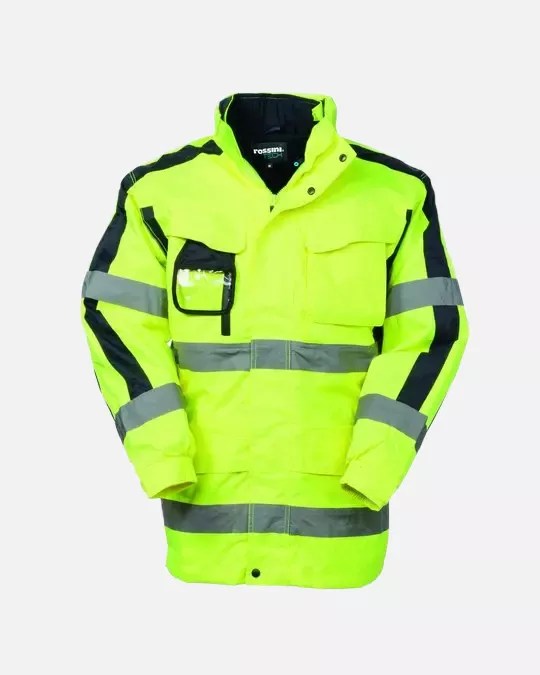 Rossini HH225-42, Fresnel Hi-Vis Parka, Yellow/Blue, image 1