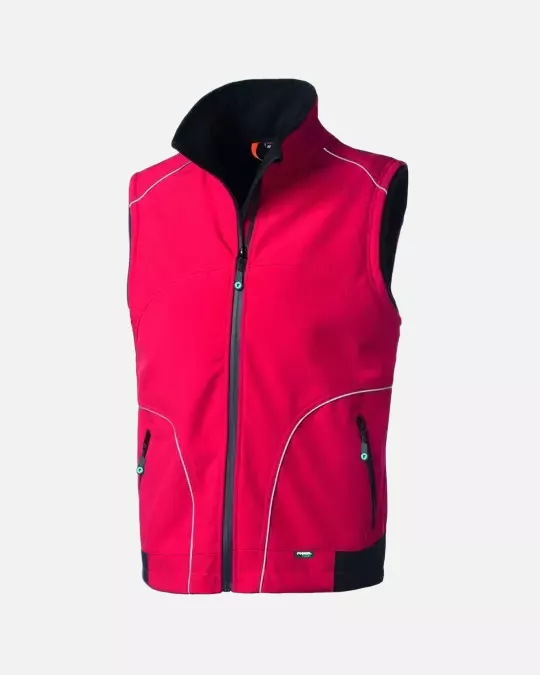 Rossini HH623-49, Preston Softshell Vest, Red/Black, image 1