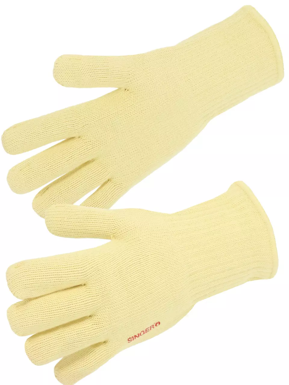 Singer Safety TKV7PXL, Cut Resistant Gloves, Size 11, Yellow, image 1, gallery thumbnail