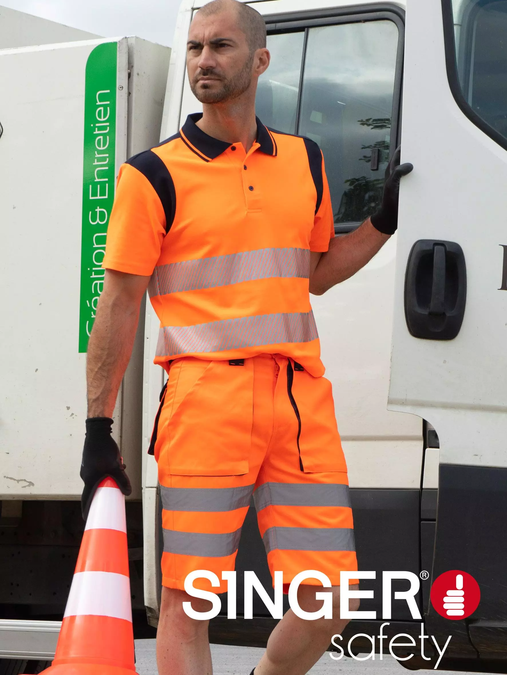 Singer Safety POLMO, High Visibility Polo Shirt, image 2