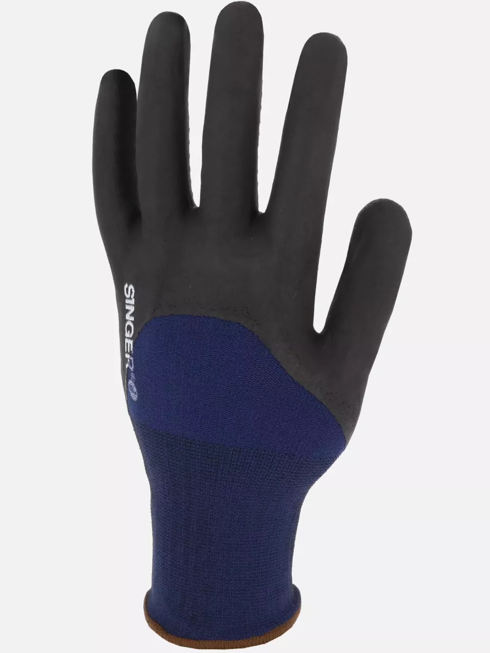 Singer Safety PER134, Nitrilschaum-beschichtete Handschuhe, Schwarz/Blau, image 3, gallery thumbnail