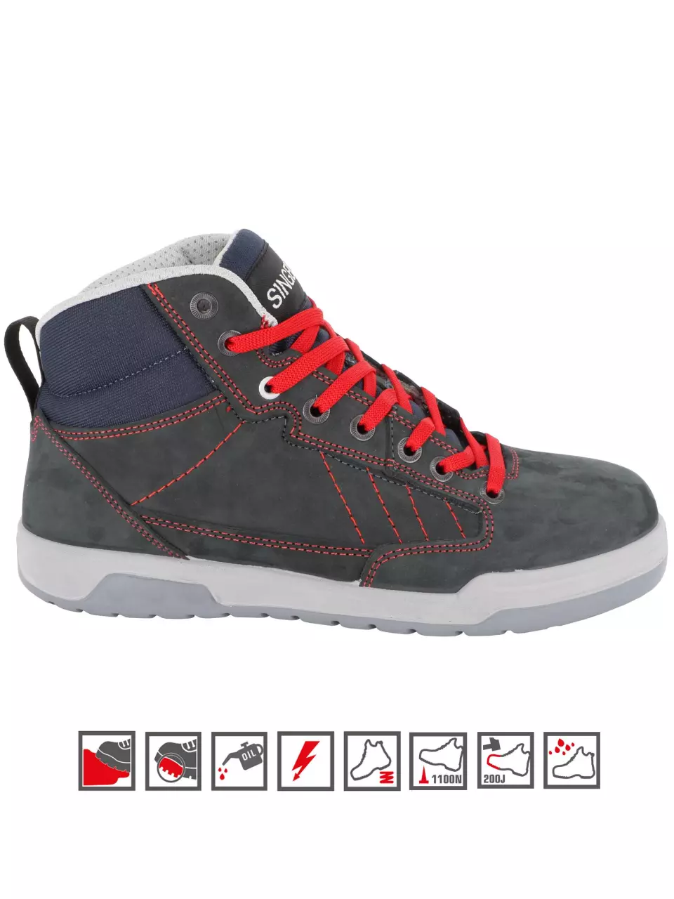 Singer Safety BARYO, High Safety Shoe, S3, Blue, image 3, gallery thumbnail