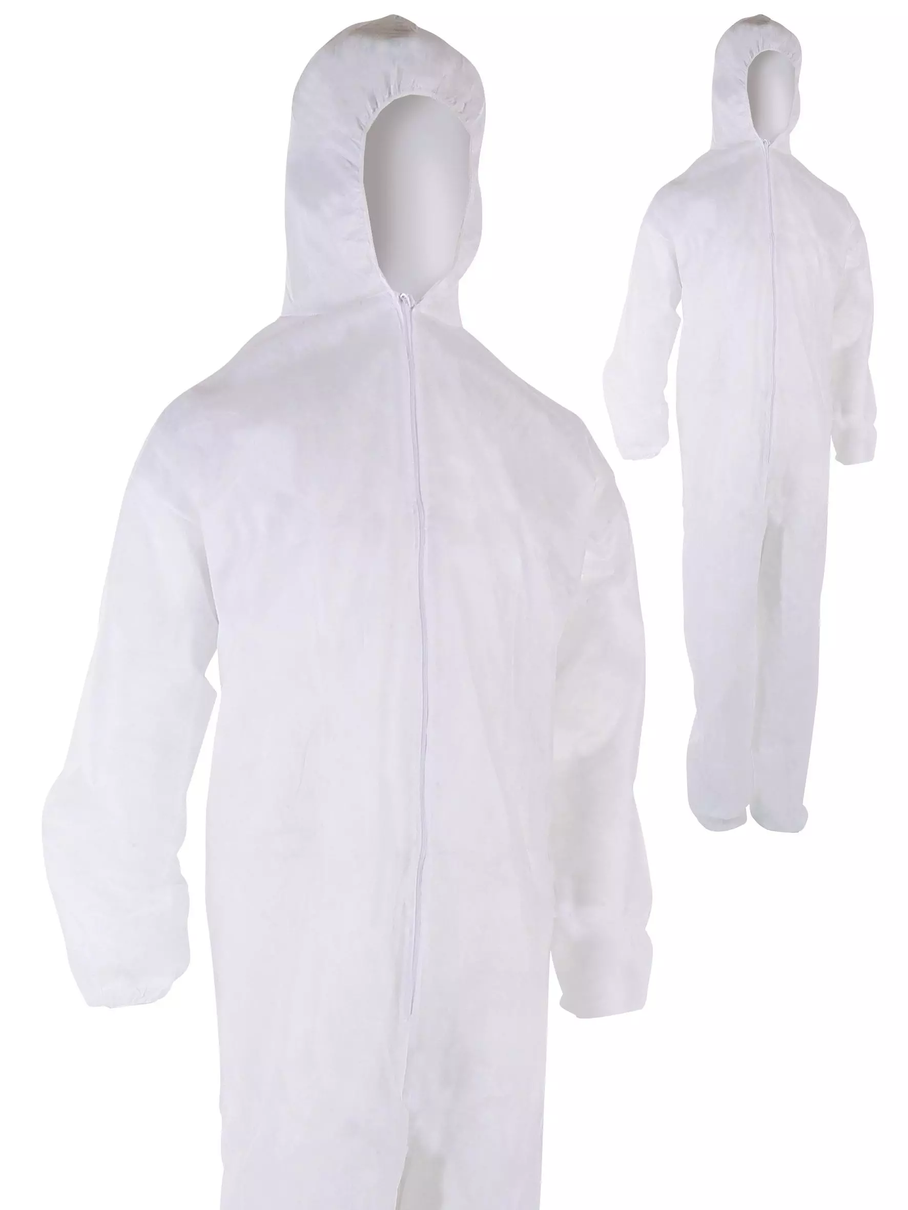 Singer Safety PLYCBC, Protective Coveralls, White, image 1