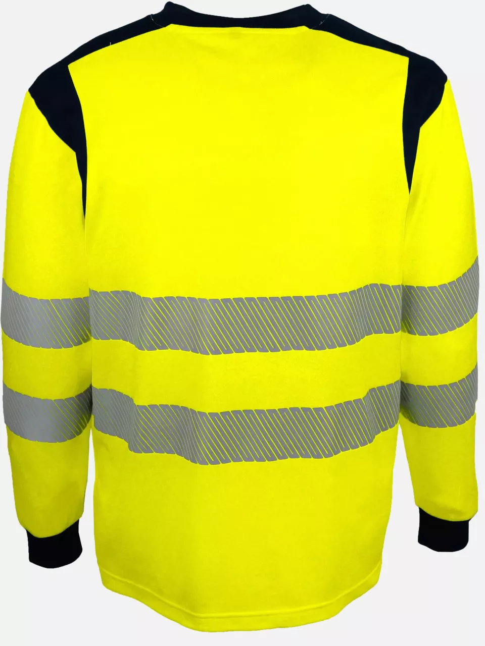 Singer Safety SUVA, High Visibility T-Shirt, Yellow/Navy Blue, image 4, gallery thumbnail