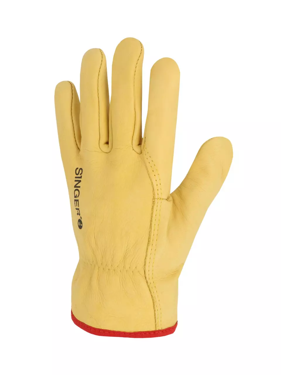 Singer Safety C56GY, Leder-Arbeitshandschuhe, Gelb, image 1, gallery thumbnail